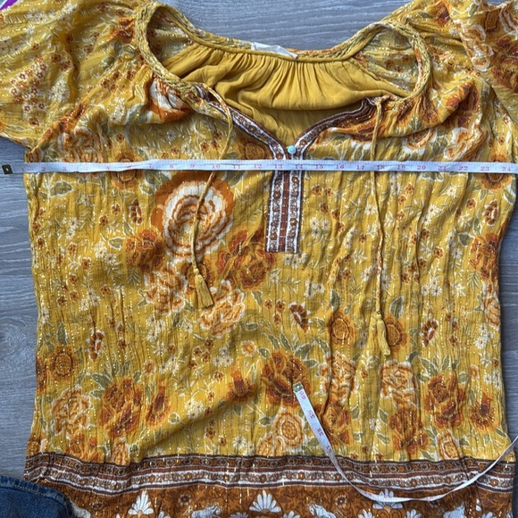 Spell Mystic Tunic Dress Sunflower Large - Picture 13 of 15